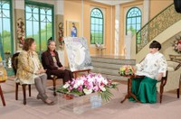 「徹子の部屋」　（右から） 黒柳徹子、浅野順子、キャシー中島＝テレビ朝日提供