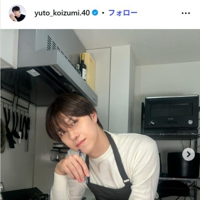 小泉勇人氏のインスタグラム@yuto_koizumi.40より