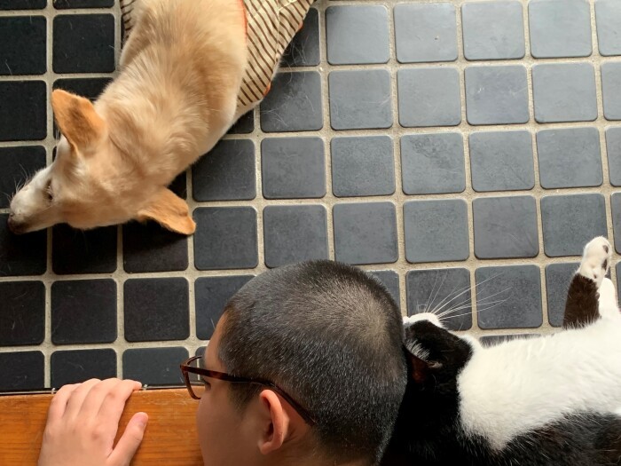 誰かがいつもそばにいる（直実さん提供）