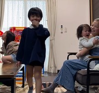 お姉ちゃんお兄ちゃん大爆笑！（提供：＠miu__yoshidaさん）
