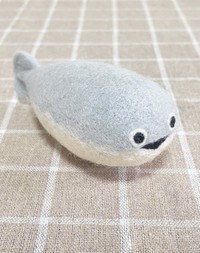 フェルトでできたサカバンバスピス（提供：みおっぺさん）