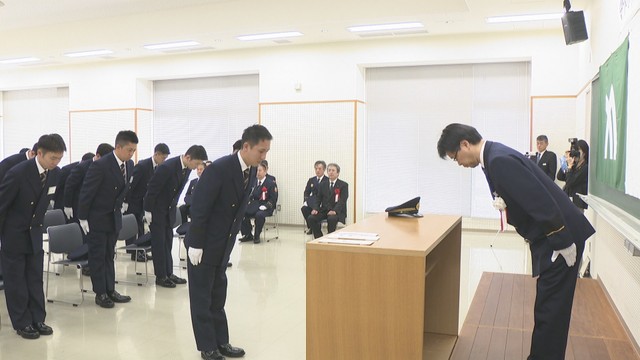香川県消防学校に男女40人が入校　最年長は28歳、父親に憧れJAから転職