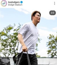 ドジャースの公式インスタグラムより
