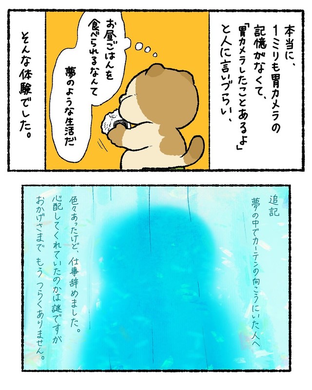 【漫画】『胃カメラを飲んで不思議な空間に行った話』39（ゆうさん提供）
