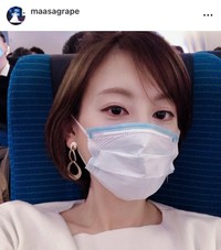 高橋真麻アナのインスタグラム（＠maasagrape）より