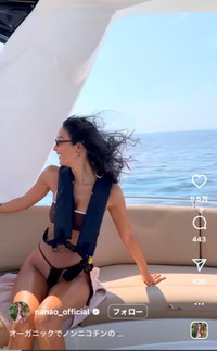 菜々緒インスタグラム（＠nanao_official）より