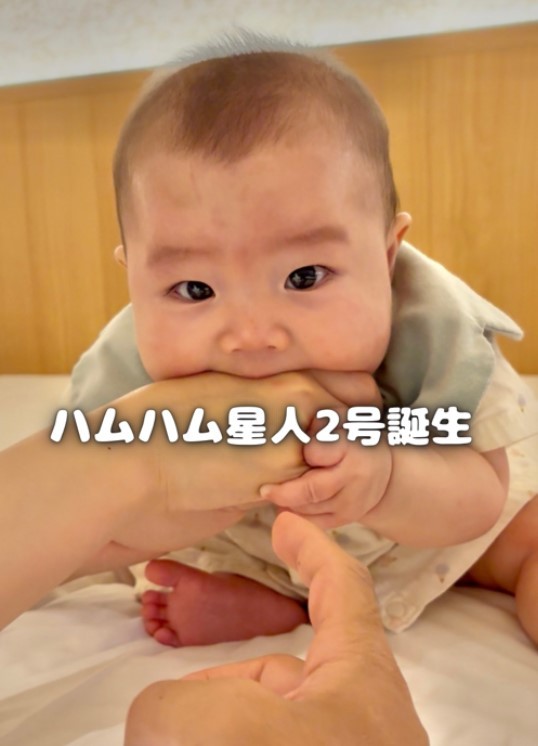 ハムハム星人2号が誕生…！？（提供：＠mi_nosuke10さん）