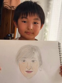 こちらは小学2年の時の作品（久保桂奈さん提供）