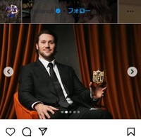 ジョシュ・アレンのインスタグラム＠joshallenqbより