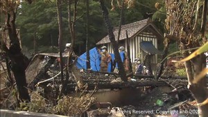 住宅１棟全焼　焼け跡から１人の遺体　宮城・大崎市