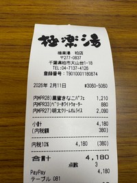 無事お会計できました（ＴＯＭさん提供）