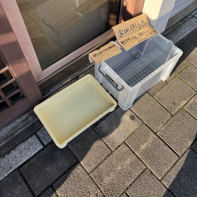 盛況で空っぽになることも。 ※麺屋七竈提供
