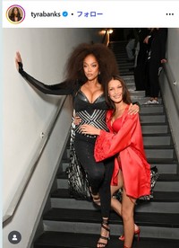 タイラ・バンンクスのインスタグラム@tyrabanksより