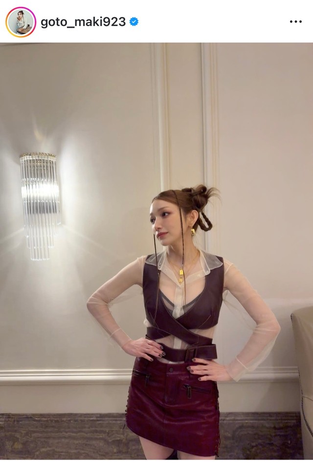 後藤真希（@goto_maki923）さんのインスタグラムより