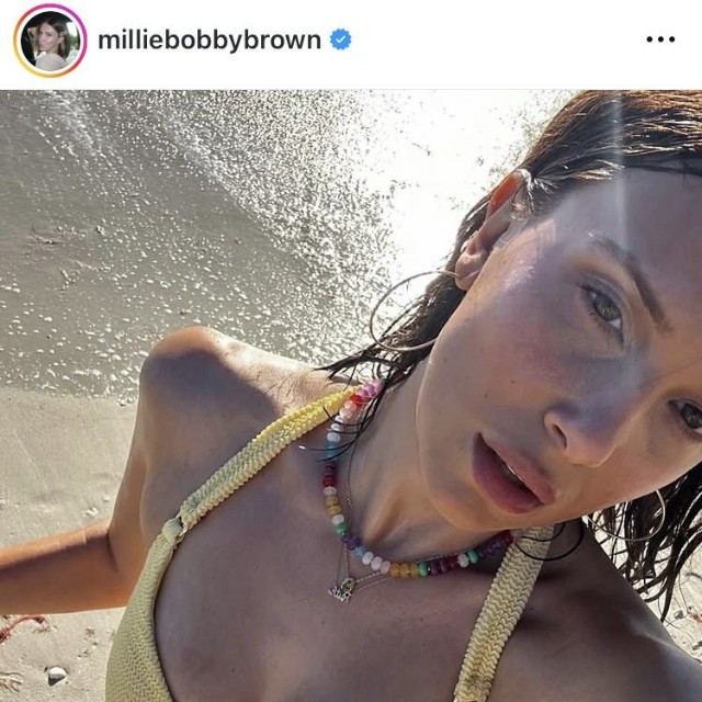 ミリー・ボビー・ブラウンのインスタグラム＠milliebobbybrownより