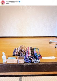 スザンヌさんの公式インスタグラムから
