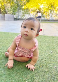 お転婆だという娘さん／母親提供