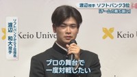 ソフトバンクから3位指名／渡辺和大 投手