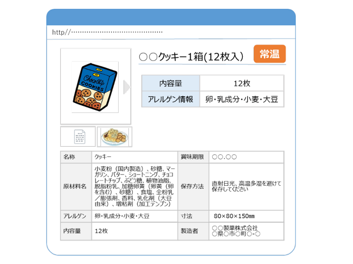 ECサイト上の食品表示、消費者庁がガイドブック公表 アレルギー