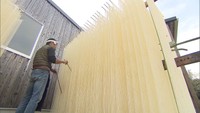 そうめんの「天日干し」は2021年3月ごろまで続くそう