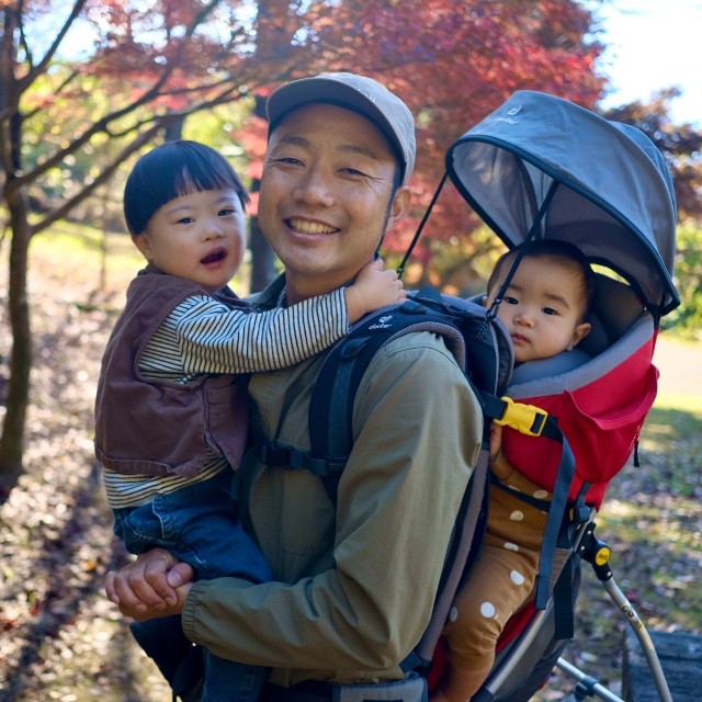 家族で自然をめいっぱい楽しむ、あらたまるファミリー（提供：@paracamp_artさん）
