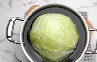 鍋から溢れる山盛りのキャベツ※画像はイメージです（New Africa/stock.adobe.com）