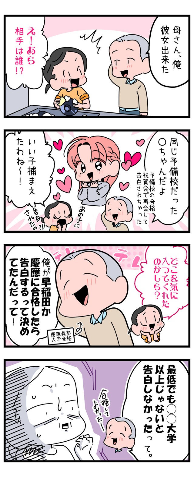 「早慶だったら告白する」