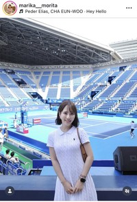 森田真理華アナのインスタグラム＠marika__moritaより