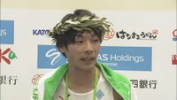 フルマラソン 男子1位／古川大晃さん［京都陸協］