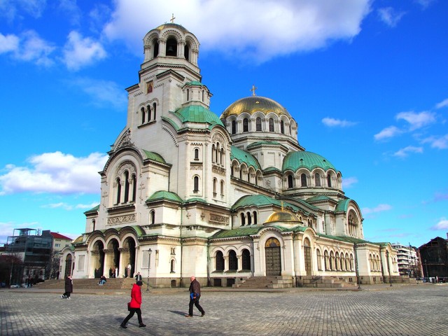 首都ソフィアにあるアレクサンドル・ネフスキー大聖堂
