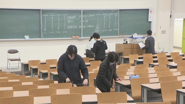 前期入試の準備　岡山大学津島キャンパス　岡山・北区津島中