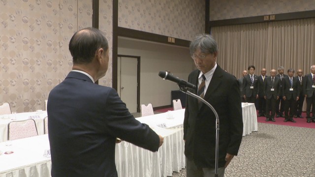 山火事で安全確保に尽力　消防団を特別表彰　岡山市