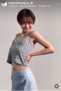 渡邊渚アナウンサーのインスタグラム＠watanabenagisa_