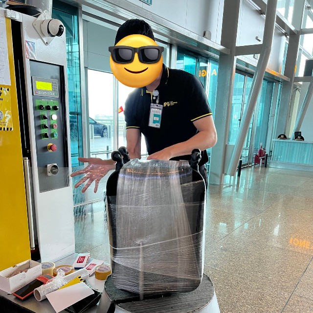 命を守るラッピング（提供：りの🌻海外ノマドフリーランスさん）