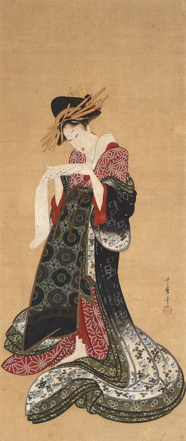 歌麿の肉筆画、英国から初の里帰り | 朝日新聞デジタルマガジン＆[and]