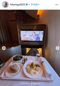 石田ひかりのインスタグラム@hikaringo0525より