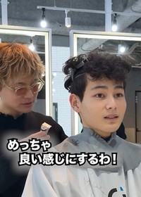 強いクセ毛に悩む男性客／投稿主さん提供