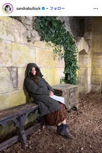 サンドラ・ブロックのインスタグラム@sandrabullockより