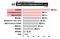 具体的な眉毛の悩み（出典：眉トレンド白書 by HOLLYWOOD BROW LIFT®）