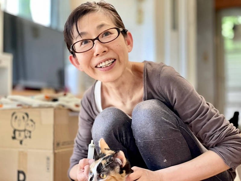 「不幸な猫たちがいなくなる世界を目指したい」と語る吉田さん