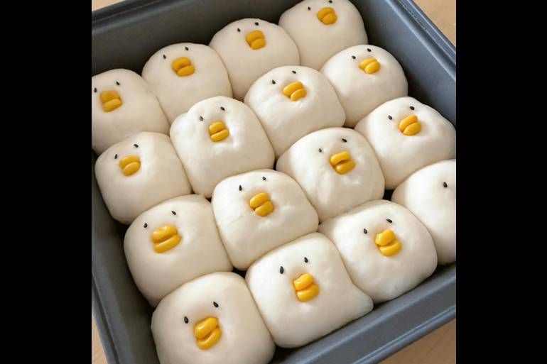 ヒヨコちぎりパン かわいいが渋滞してる」1歳児ママが作る