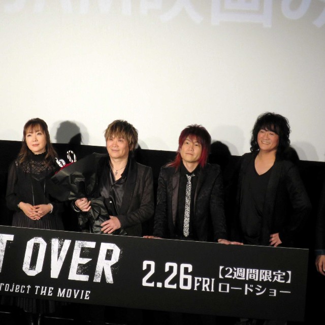 （左から）遠藤正明、奥井雅美、影山ヒロノブ、きただにひろし、福山芳樹＝2021年