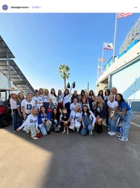 真美子さんの姿も。ドジャースの奥さまたちの公式インスタグラム「Dodger Wives」から