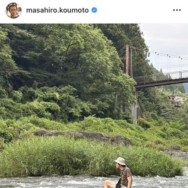 甲本雅裕のインスタグラム＠masahiro.koumotoより