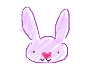紫うさぎ
