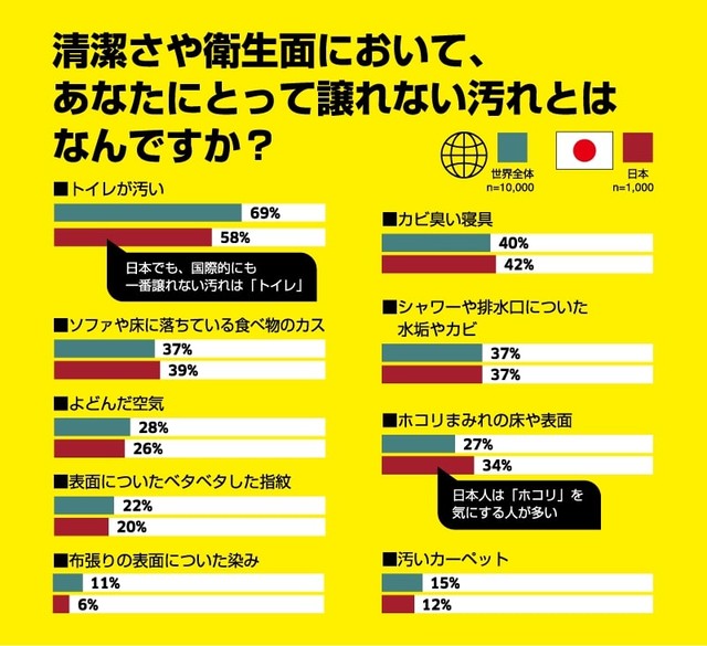 あなたにとって譲れない汚れとは？（提供画像）