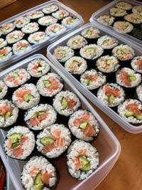 海外では「日本人＝寿司」だそうです（山田典子さん提供）