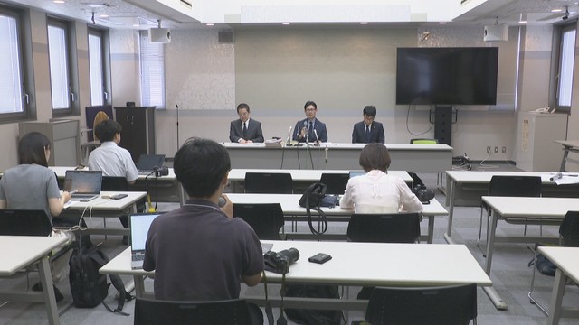 香川県弁護士会の会見　高松市丸の内