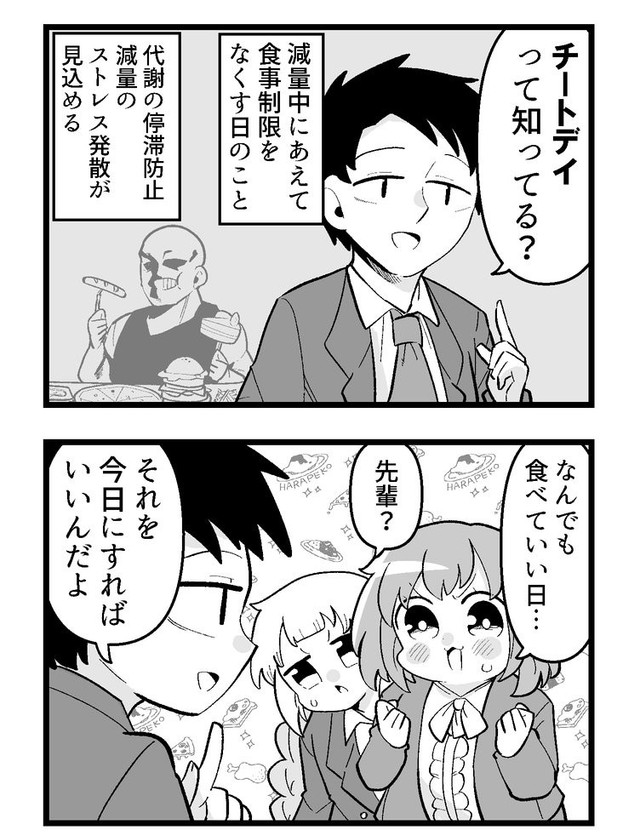 ダイエット当日をチートデイにする暴挙（矢尾いっちょさん提供）