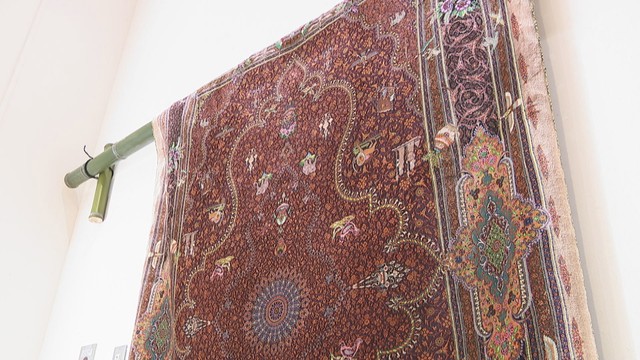 見て触れる…イランの伝統工芸品「ペルシャじゅうたん」の展示会　高松市